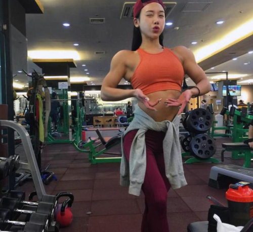 中国健美肌肉女王