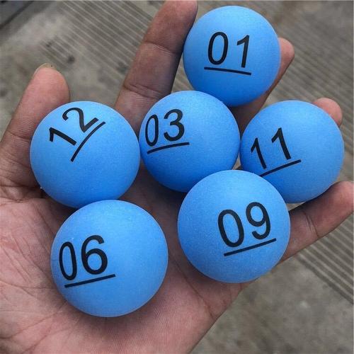 乒乓球号码触摸技巧