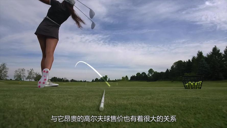 外国人用高尔夫球测试