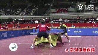 乒乓球比赛时能不能换手