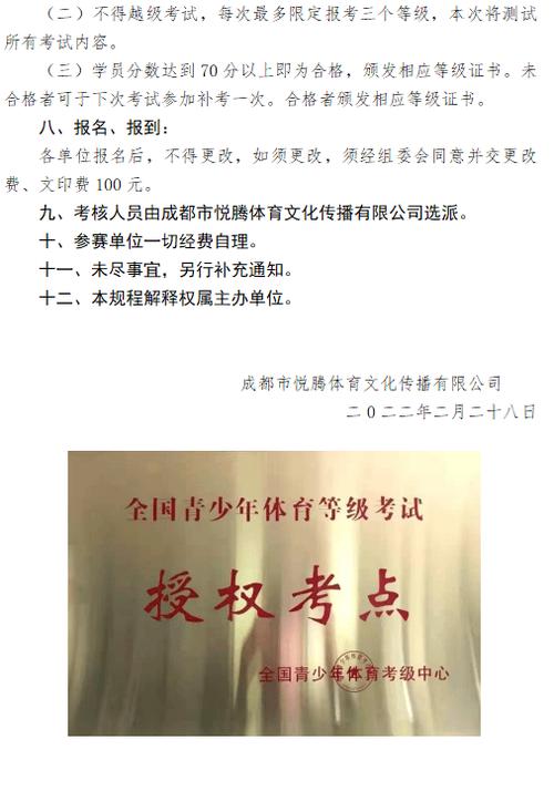乒乓球等级考试时间