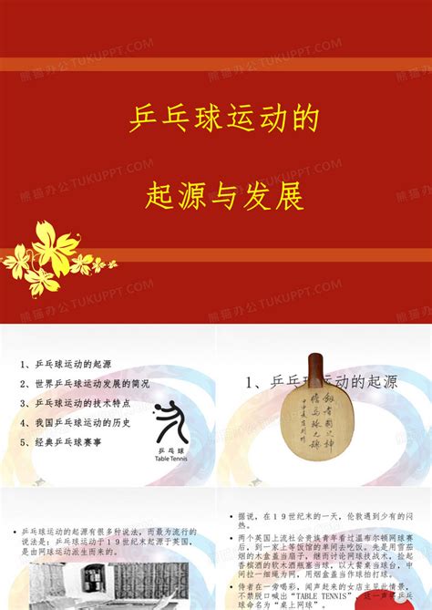 乒乓球发展简况