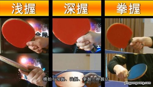 乒乓球横拍怎么握拍发球