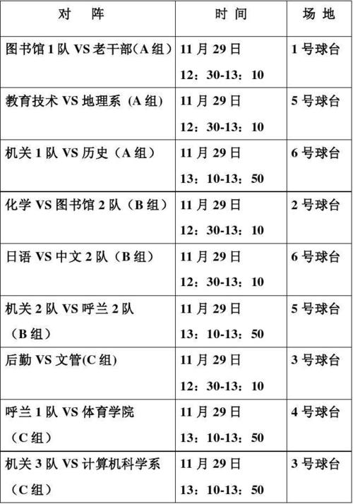 乒乓球工作计划安排