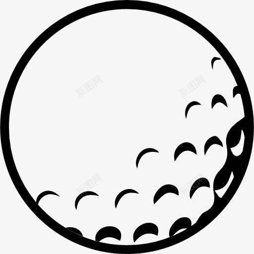 高尔夫球画线技巧