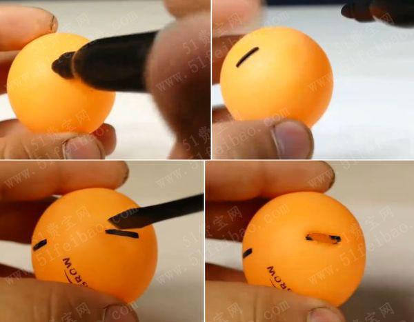 手工制作玩具乒乓球