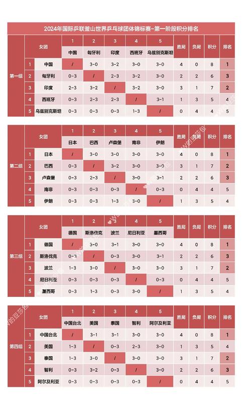 乒乓球国际排位怎么打