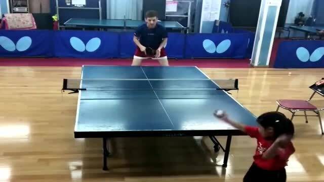 乒乓球的挂球