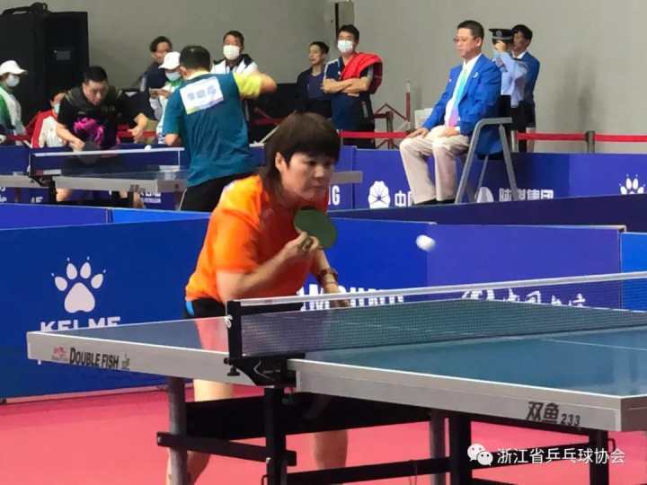全运会乒乓球比赛现场