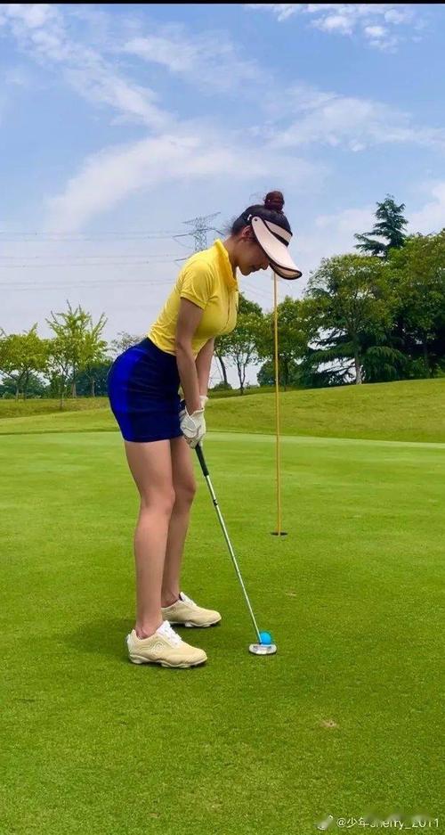 高尔夫美女运动员