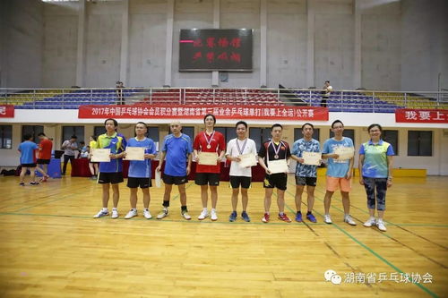 业余乒乓球公开赛规则图解