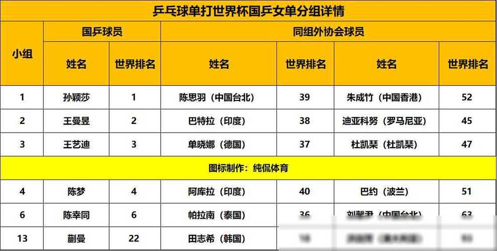 女单乒乓球赛规则