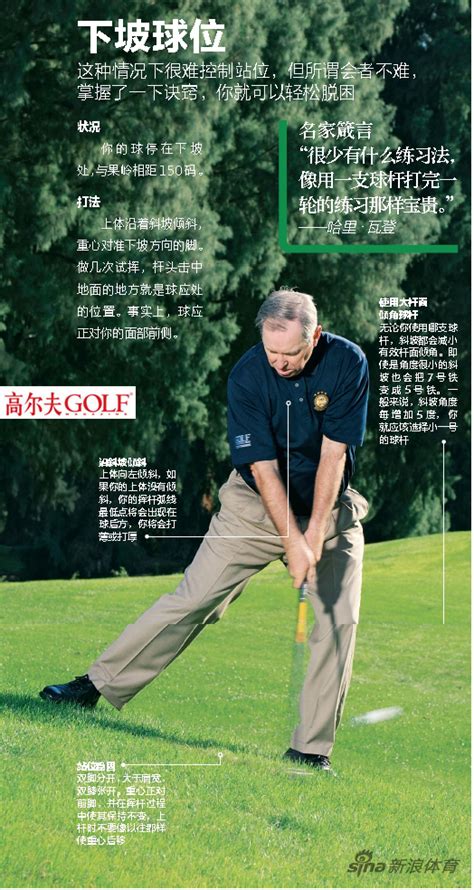 高尔夫球位摆放图