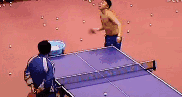 乒乓球发球假抛