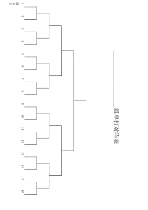 乒乓球比赛分组程序编写