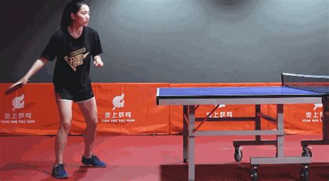 乒乓球正手拉球最佳位置图