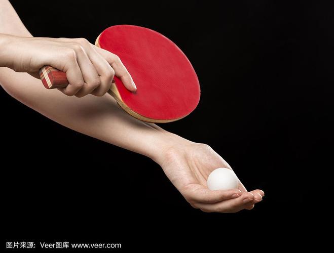 用左手打球的乒乓球员