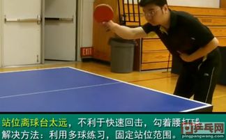 打乒乓球前后移动技巧