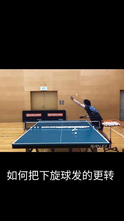 乒乓转球技巧视频