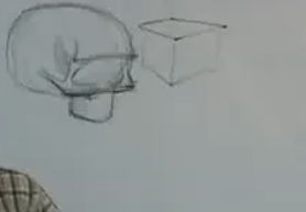 乒乓球素描图片