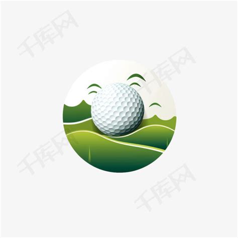 高尔夫球logo