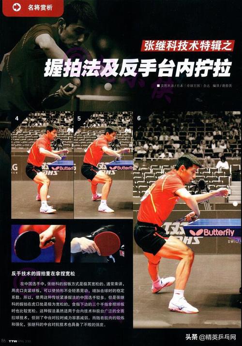 乒乓球回旋拧球教学