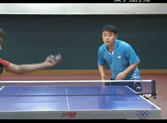 乒乓球抽球姿势