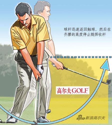 高尔夫收杆动作的重点