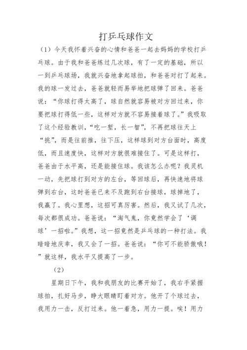 乒乓球网站